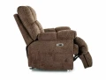 Fotel bujany rozkładany elektrycznie port usb HOMER RAVEN cappuccino