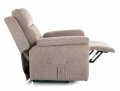 Fotel rozkładany elektrycznie pionizujący MORGAN RAVEN ciemny beż