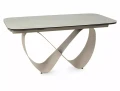 Stół rozkładany 160(240)x95 INFINITY CERAMIC beż Travertine - stelaż kaszmir  aranżacja