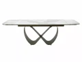 Stół rozkładany 160(240)x95 INFINITY CERAMIC biały Pandoro