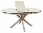 Stół rozkładany  120(160)x120 PORTO CERAMIC beż Travertine - stelaż kaszmir 