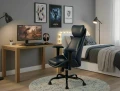 fotel biurowy Q-092, fotel do biura czarny, ergonomiczny fotel biurowy czarny Q-092, tani fotel obrotowy czarny do biura, nowoczesny fotel biurowy czarny design,  fotel gamingowy,