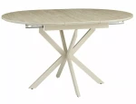 Stół rozkładany 100(135)x100 GASTON CERAMIC Travertine beż - stelaż kaszmir 