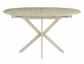 Stół rozkładany 100(135)x100 GASTON CERAMIC Travertine beż - stelaż kaszmir