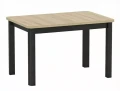 Nowoczesny Stół rozkładany 120(200)x 80 OSKAR dąb artisan - stelaż czarny