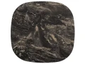 Nowoczesna Ława STELLA A CERAMIC czarny miedziany Vulcano blat