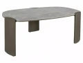 Stolik kawowy ADORO A CERAMIC 118×75 szary GRIGIO - elegancka ława