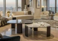 Ława ceramiczna ADORO B CERAMIC 105x65 biały AMBER BIANCO aranżacja