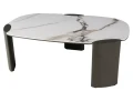 Ława ceramiczna ADORO B CERAMIC 105x65 biały AMBER BIANCO