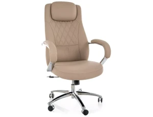 Fotel obrotowy Q-07 beżowy