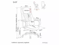 fotel obrotowy czarny do biura i domu, chair office, wygodny fotel komputerowy z regulacją wysokości, fotel do gabinetu czarny elegancki