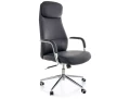 fotel obrotowy czarny, fotel biurowy Q-05 czarny ergonomiczny, wygodne krzesło do długiej pracy, fotel do gabinetu