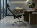 wygodny fotel do pracy, fotel obrotowy do biura nowoczesny czarny, fotel biurowy promocja, fotel do wielogodzinnej pracy, krzesło do home office