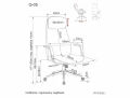 fotel biurowy, fotel do komputera, krzesło ergonomiczne, wygodne krzesło do biurka, fotel do pracy zdalnej, fotel komputerowy wygodny do biurka, fotel obrotowy Q-05 szary ergonomiczny