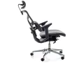 fotel do biura szary, fotel do biurka, krzesło biurowe do biurka ergonomiczne, fotel do gabinetu,