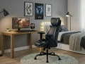 fotel biurowy Q-092, fotel do biura czarny, ergonomiczny fotel biurowy czarny Q-092, tani fotel obrotowy czarny do biura, nowoczesny fotel biurowy czarny design,  fotel gamingowy,