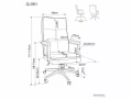fotel do biura nowoczesny, fotel do home office, fotel obrotowy z regulacją wysokości, fotel do gabinetu nowoczesny, stylowy fotel do biura i domu szary,  desk chair, fotel dla ucznia,