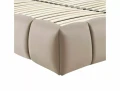 Łóżko tapicerowane PARMA VELVET 140x200 ciemny beż