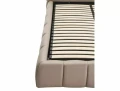 Łóżko tapicerowane PARMA VELVET 140x200 ciemny beż