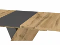 Stół rozkładany EXEL 140(180)x85 dąb artisan/antracyt