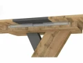 Stół rozkładany EXEL 140(180)x85 dąb artisan/antracyt