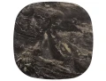 Nowoczesny stolik kawowy STELLA A CERAMIC czarny miedziany 100x100 cm